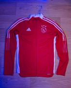 Adidas Ajax Trainingsjack Rood - Maat S, Fitness, Maat 48/50 (M), Ophalen of Verzenden, Zo goed als nieuw