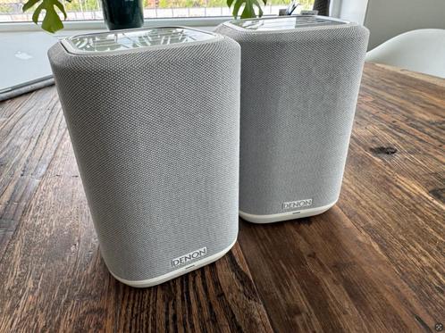 Denon Home 150 Wit draadloze luidsprekers - 2 stuks, Audio, Tv en Foto, Luidsprekers, Gebruikt, Front, Rear of Stereo speakers