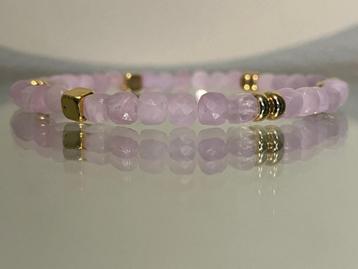 SALE Edelsteen armband met kunziet beschikbaar voor biedingen
