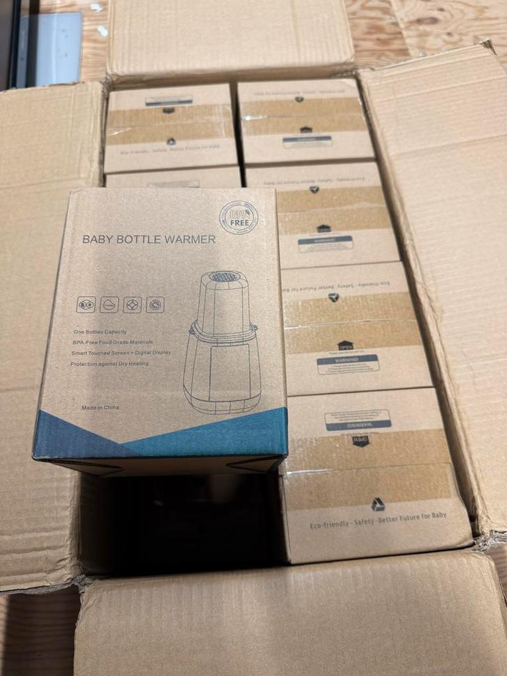 Partij Flessenwarmers - Nieuw in doos 16 stuks, Kinderen en Baby's, Babyvoeding en Toebehoren, Nieuw, Flessen- of potjesverwarmer