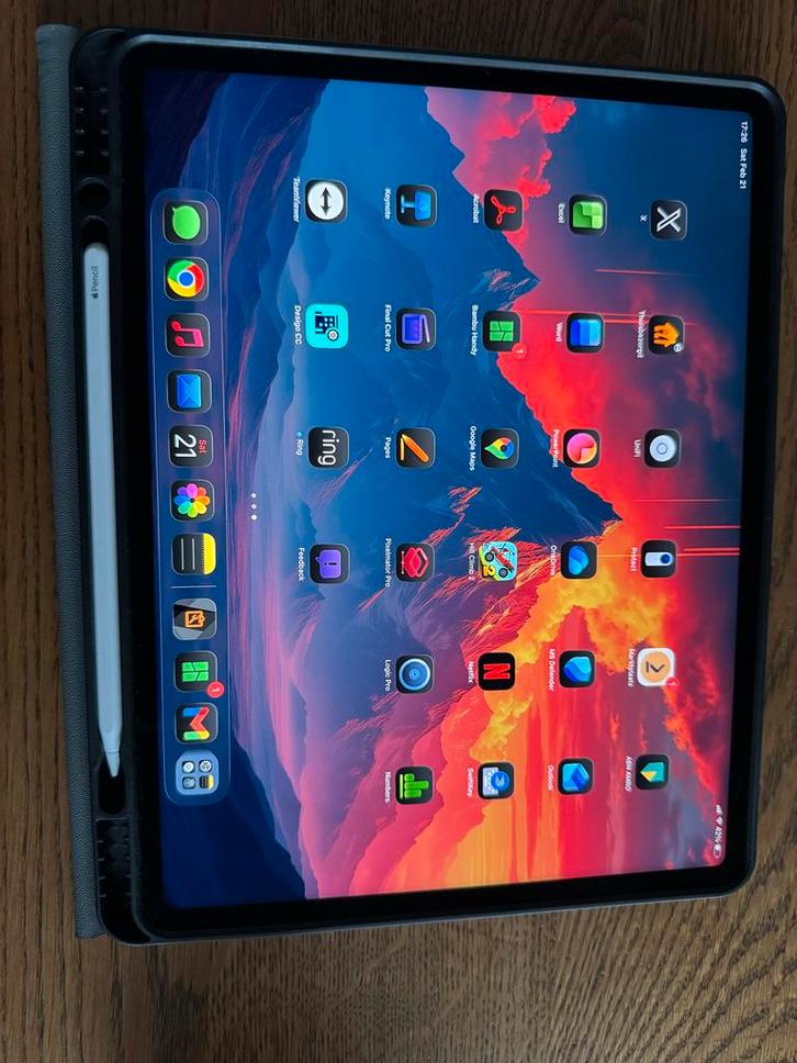 iPad Pro 12.9" M1 128GB - Topstaat!, Computers en Software, Apple iPads, Zo goed als nieuw, Apple iPad Pro, Wi-Fi, 12 inch, 128 GB