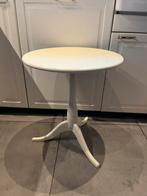 Wit Dalom wit tafeltje Ikea, Minder dan 55 cm, Rond, Ophalen of Verzenden, Zo goed als nieuw