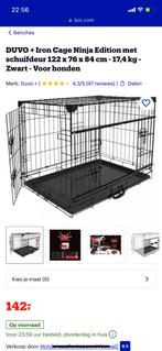 Prachtige grote XXL/ giant bench met schuifdeur en benchhoes, Dieren en Toebehoren, Hondenbenches, Ophalen, Zo goed als nieuw