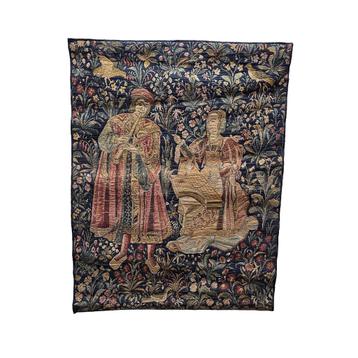 Vintage Belgisch wandkleed The Concert van Ter Waes jaren 60 beschikbaar voor biedingen