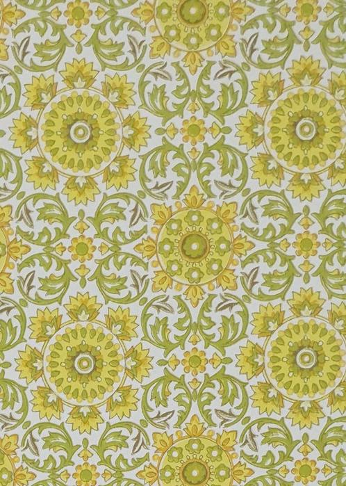 13647 Vintage retro oud barok bloemetjes behang behangpapier, Huis en Inrichting, Stoffering | Behang, Verzenden