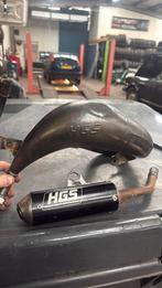 Hgs uitlaat ktm SX 50cc 2st, Ophalen of Verzenden, Gebruikt, Uitlaat
