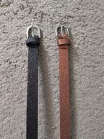 2x riem meisje glitters zwart en roze/bruin, Ophalen of Verzenden, Zo goed als nieuw