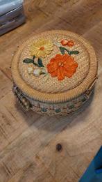 Vintage Sieradendoosje met Bloemen, Overige materialen, Minder dan 50 cm, Gebruikt, Minder dan 50 cm