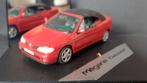 Renault Megane Cabrio 1 rood closed roof 1:43 Vitesse Pol, Hobby en Vrije tijd, Modelauto's | 1:43, Verzenden, Zo goed als nieuw