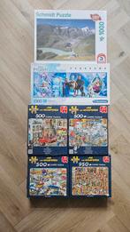 Verschillende puzzels : 500st. 950st. 1000st, Ophalen of Verzenden, 500 t/m 1500 stukjes, Gebruikt, Legpuzzel