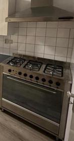 Gasfornuis 5 pits 90 cm, Witgoed en Apparatuur, Fornuizen, Ophalen, Gebruikt, 60 cm of meer, Gas