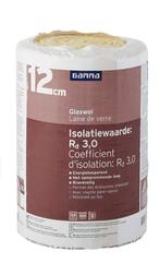 GAMMA 500x60cm Glaswol (dikte 12 cm - Rd 3,0), Doe-het-zelf en Verbouw, Verf, Beits en Lak, Ophalen, Nieuw, Wit