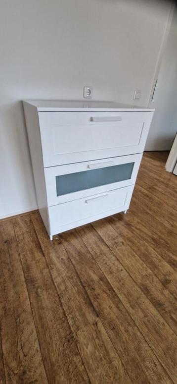 Witte Ladekast - 78,5x41,5x95,5 cm beschikbaar voor biedingen