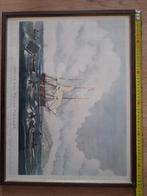 Oude Prent: Zuidzee Walvisvaart, Ophalen of Verzenden