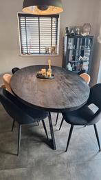 Ovale tafel hout, Huis en Inrichting, Tafels | Statafels, Ophalen, Zo goed als nieuw