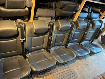 Zwart leren stoelen 3p gordel isofix oldtimer camper bus  beschikbaar voor biedingen