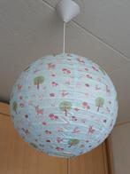 Papieren lamp diertjes kinderkamer Woodland creatures 40 cm, Ophalen of Verzenden, Gebruikt, Overige materialen, Minder dan 50 cm