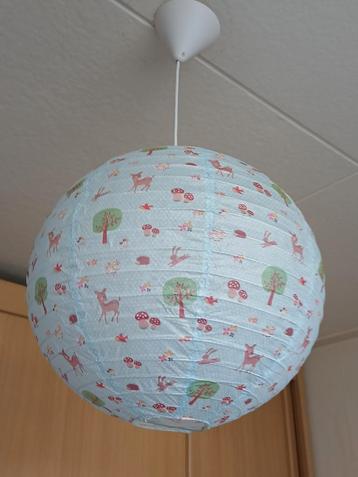 Papieren lamp diertjes kinderkamer Woodland creatures 40 cm beschikbaar voor biedingen