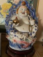 CHINEES CHINESE BEELDEN BOEDDHA KUNST PORSELEIN SCHILDERIJ, Ophalen, Zo goed als nieuw