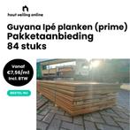 Guyana Ipé (Prime) hardhouten planken – 21x145mm, Minder dan 25 mm, Nieuw, Ophalen of Verzenden, Plank