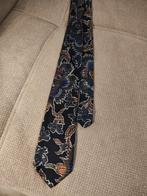 Elegante Bon Aparte Zijden Stropdas, Zwart, Ophalen of Verzenden, Zo goed als nieuw, Met patroon