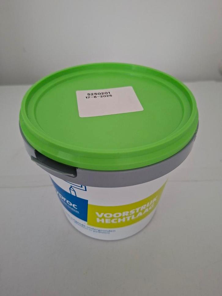 Gyproc voorstrijk, Doe-het-zelf en Verbouw, Verf, Beits en Lak, Zo goed als nieuw, Minder dan 5 liter, Groen, Ophalen