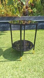 Bijzettafel glas IKEA, Huis en Inrichting, Tafels | Bijzettafels, Minder dan 55 cm, Rond, Ophalen, 45 tot 60 cm