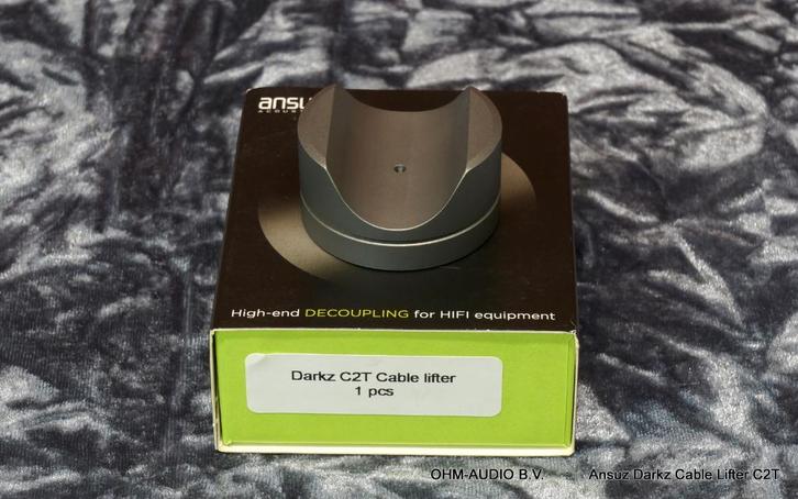 Ansuz Acoustics Darkz C2T Cable Lifter, Uitverkoop, Huis en Inrichting, Woonaccessoires | Onderzetters, Nieuw, Overig, Ophalen of Verzenden