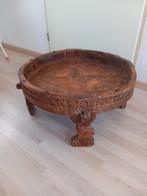 Houten Poef / Voetenbankje, Huis en Inrichting, Tafels | Salontafels, Ophalen, Minder dan 50 cm, Gebruikt, Minder dan 50 cm