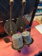 Kandelaar., Huis en Inrichting, Woonaccessoires | Kandelaars en Kaarsen, Ophalen, 25 tot 50 cm, Zwart, Zo goed als nieuw