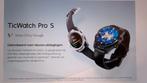 TicWatch Pro S - Smartwatch in goede staat, Conditie, Zwart, Ophalen of Verzenden, Zo goed als nieuw