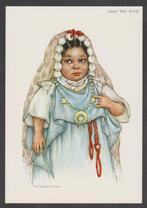 Ansichtkaart - Berber meisje Sahara (Voor het Kind), 1960 tot 1980, Ongelopen, Kinderen, Ophalen of Verzenden