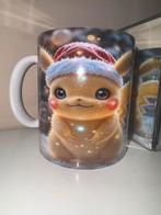 Mok met Pikachu Kerst Design, Keramiek, Ophalen of Verzenden, Zo goed als nieuw, Overige stijlen