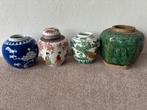 4 vintage gemberpotjes China/Japan, Ophalen