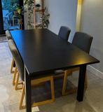 Ikea bjursta tafel 140/180/220x84, Huis en Inrichting, Tafels | Eettafels, Ophalen, 50 tot 100 cm, Zo goed als nieuw, Vijf personen of meer