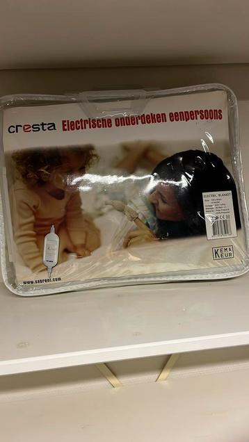 Cresta Elektrische Onderdeken - Eenpersoons beschikbaar voor biedingen