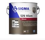 Sigma S2U Allure Gloss 2.5 liter RAL 9010, Doe-het-zelf en Verbouw, Verf, Beits en Lak, Ophalen of Verzenden, Zo goed als nieuw