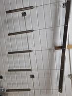 hanglamp met vijf cilinders rvs led, Huis en Inrichting, Lampen | Hanglampen, Ophalen of Verzenden, 'T Olde Gre-j, Info@toldegrej.nl