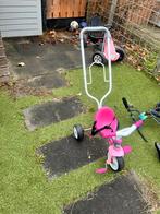 Roze driewieler met duwstang gratis, Ophalen, Gebruikt, Duwstang