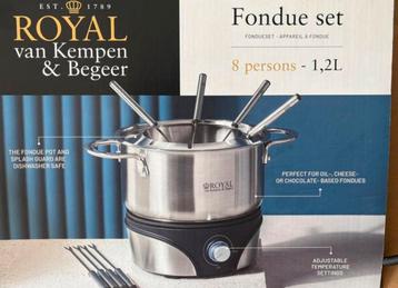 Fondueset Royal van Kempen & Begeer - NIEUW in doos beschikbaar voor biedingen