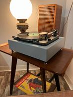 Dual 1019 in lichtblauwe plint, Ophalen, Gebruikt, Automatisch, Platenspeler