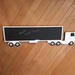 Houten vrachtwagen krijtbord - nieuw - zelf gemaakt -, Kinderen en Baby's, Kinderkamer | Inrichting en Decoratie, Nieuw, Wanddecoratie