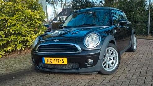 Mini (r56) One 1.4 95pk 2009 Zwart, Auto's, Mini, Particulier, One, ABS, Airbags, Airconditioning, Boordcomputer, Centrale vergrendeling