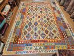 Handgeweven oosterse wollen kelim 352x251, Info@SlatsAntiek.nl, Vof Slats Antiek, Ophalen of Verzenden, Rechthoekig
