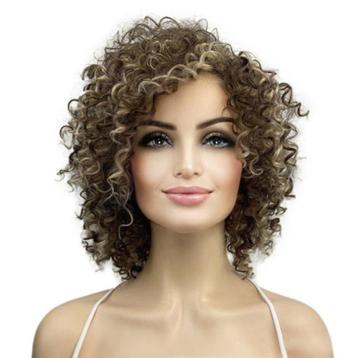 Nonchalante warrige korte pruik met krullen model 1172 kleur beschikbaar voor biedingen
