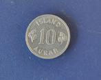 Munt IJsland: 10 aurar - 1971, Ophalen of Verzenden, Losse munt, Overige landen