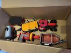 Bruder tractor met 4 verschillende Bruder aanhangers, Kinderen en Baby's, Speelgoed | Speelgoedvoertuigen, Ophalen, Gebruikt