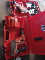 Hilti  boorhamer 36 volt compleet accu oplader 2 kisten en, Doe-het-zelf en Verbouw, Ophalen, Gebruikt