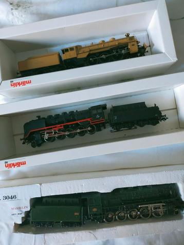 Zeer grote Märklin set 11 locs zgan , rails wagons huisjes  beschikbaar voor biedingen