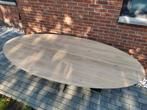 Eettafel ovaal - 240x120cm - massief eiken - NIEUW, Ophalen, Nieuw, 4 tot 6 stoelen